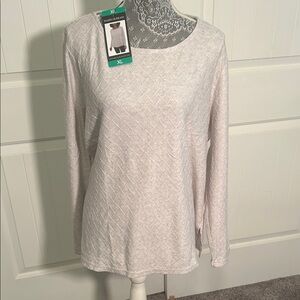 Mario Serrani Textured Long Sleeve Top XL